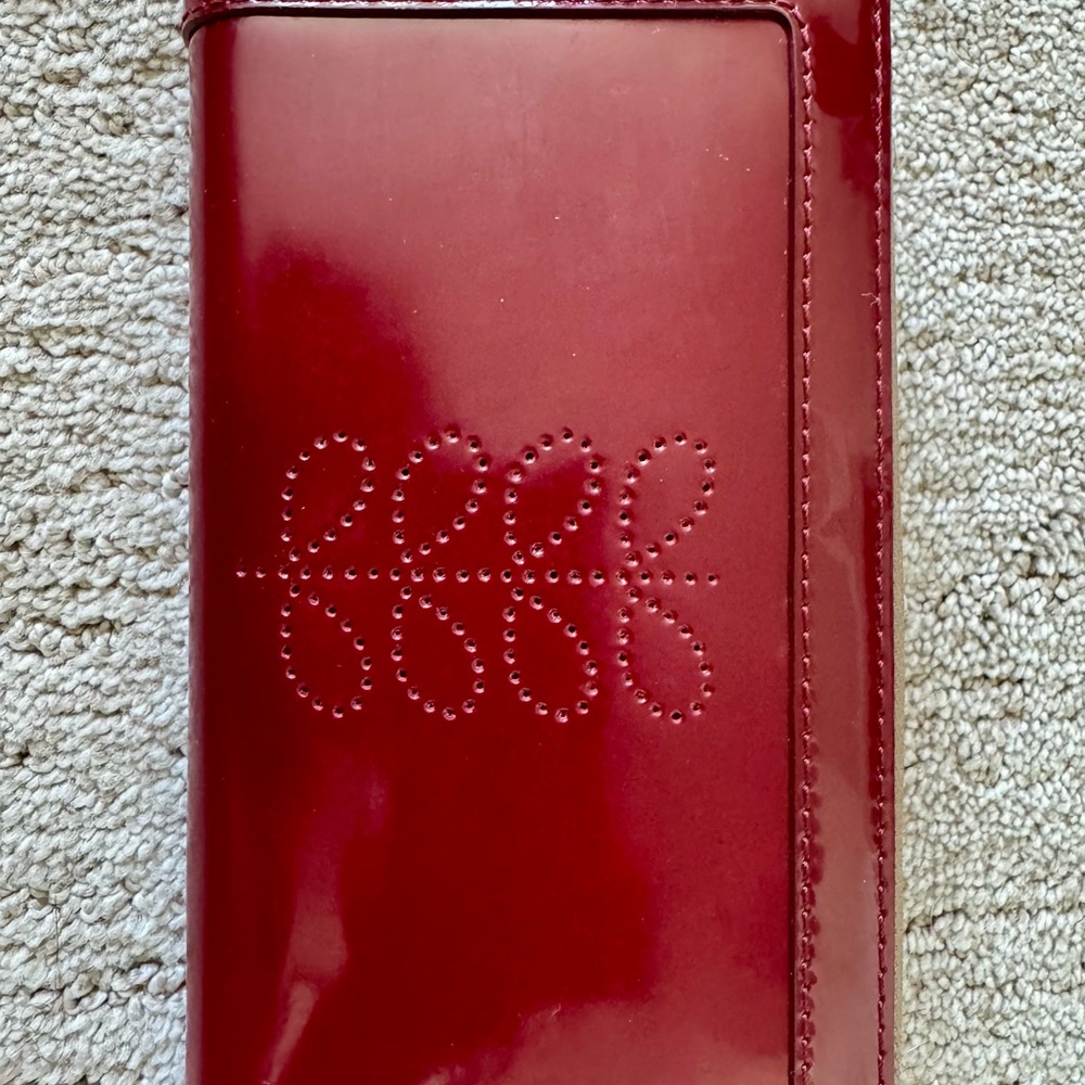 Orla Kiley Red Leather  Wallet